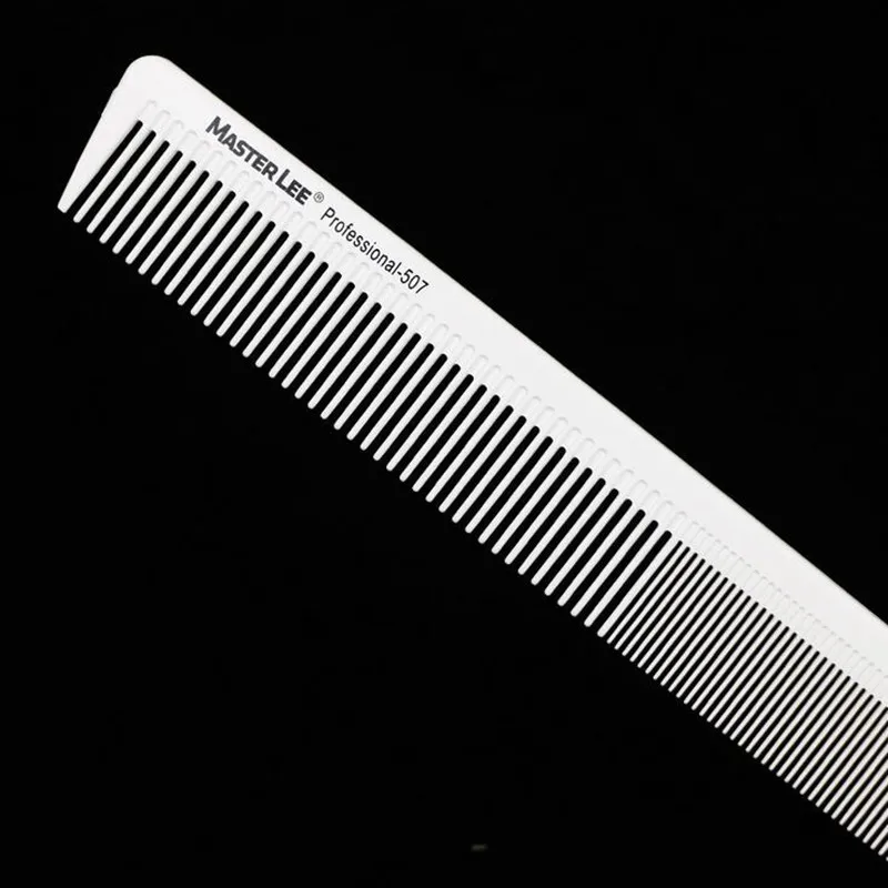 10 шт. парикмахер углерода гребень в белый Цвет Популярные термостойкие волос
