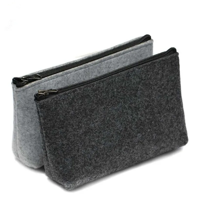 Женский дорожный органайзер для хранения косметики из войлочной ткани