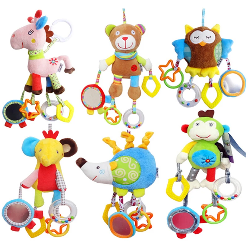 JJOVCE для новорожденных мальчиков и девочек милые хлопковые подвесные погремушки