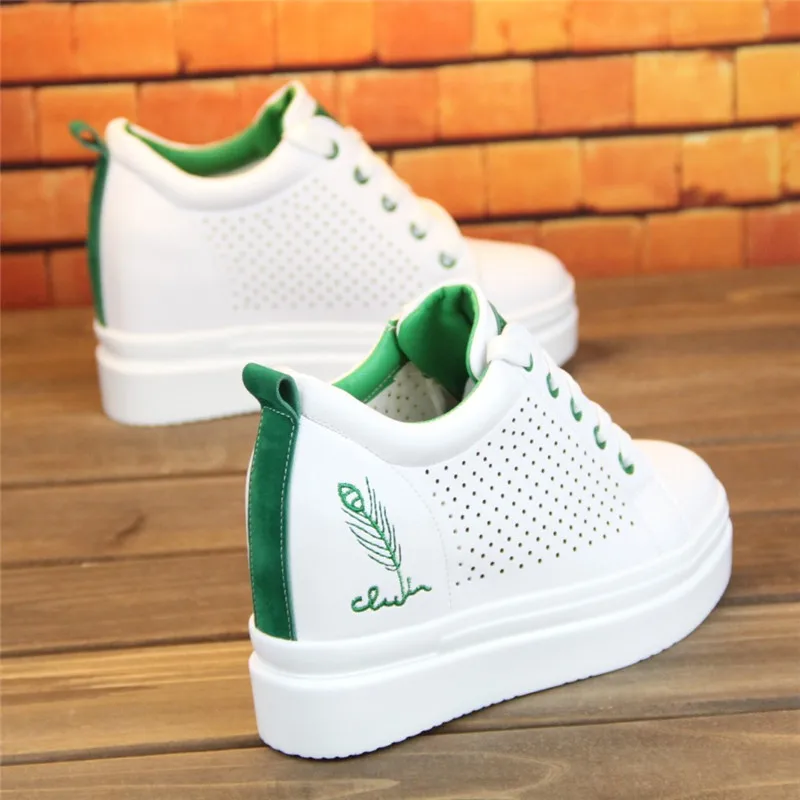 XJRHXJR летние женские повседневные туфли на скрытом каблуке 8 см модные платформе