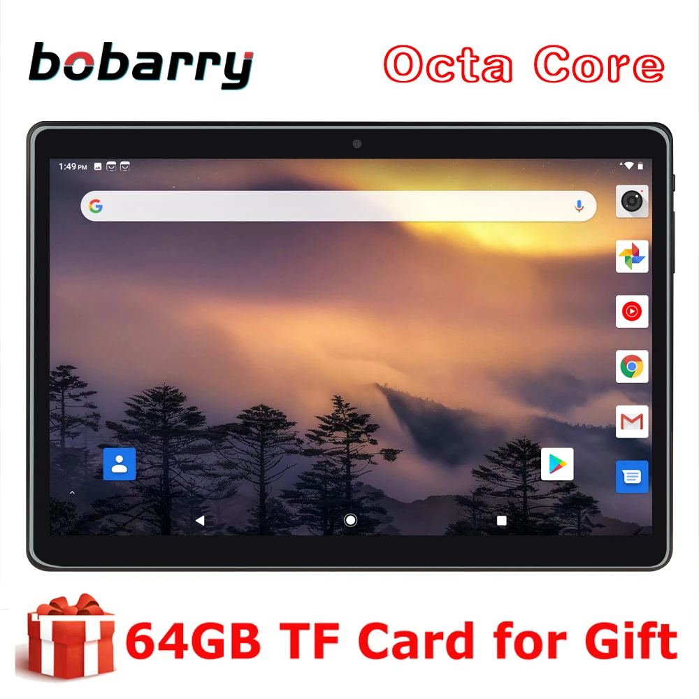 

2020 Global Version 10 inch tablet PC 3GB RAM 64GB ROM 1280*800 IPS Dual SIM Card 4G LTE Network Wifi Octa Core Android 9.0 OS