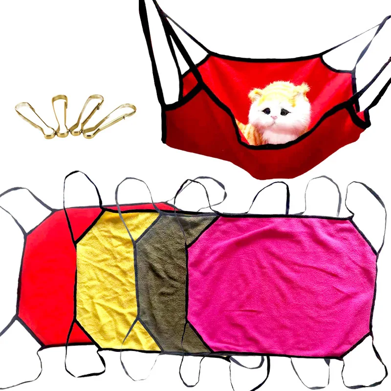 

Multicolor Hamster Small Pet Hammock Hanging Bed for Squirrel Hamster Sugar Glider Guinea Pig Cute Animal Cages Beds And Houses