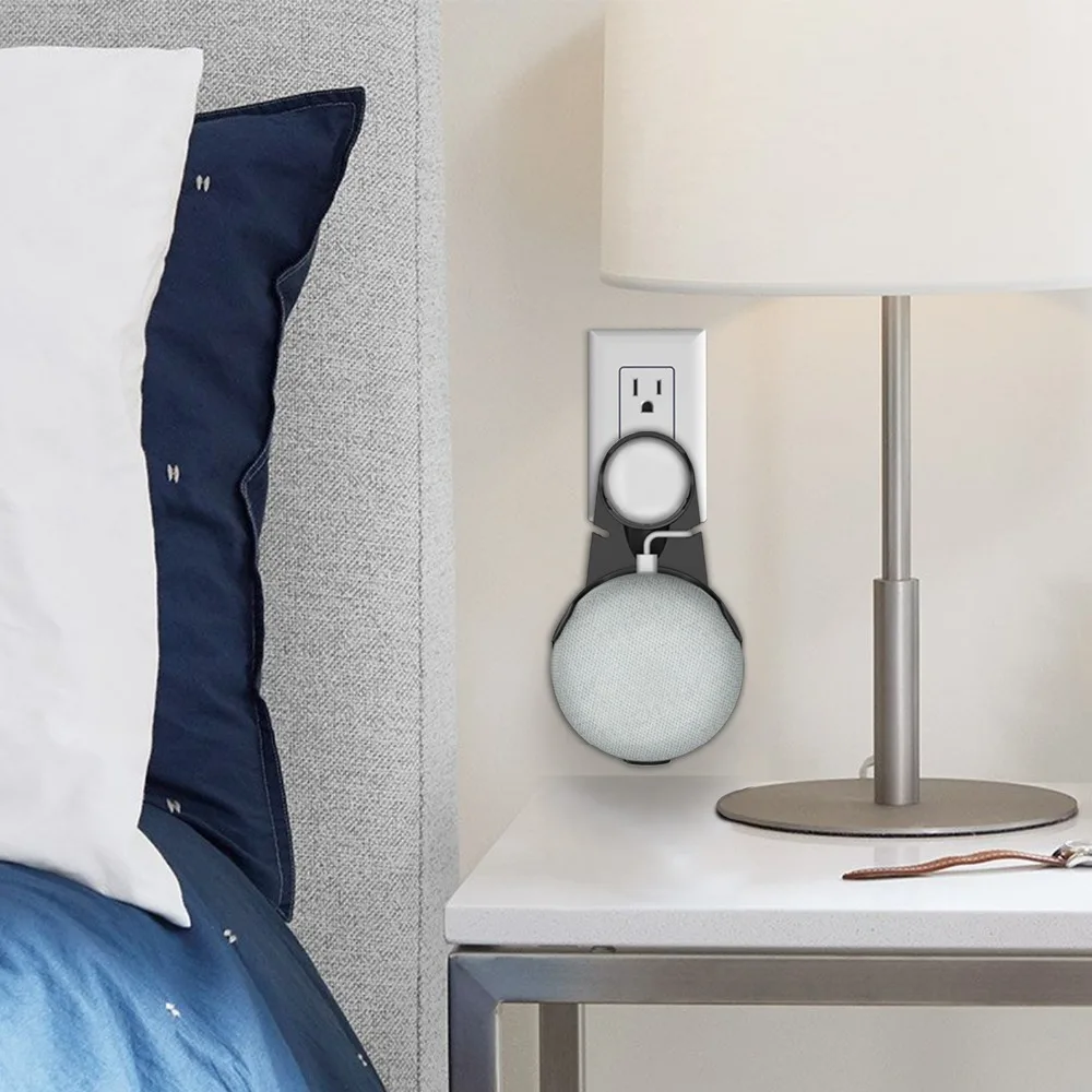 Для Google Home Mini Outlet настенное крепление подставка Мини голосовой помощник домашняя