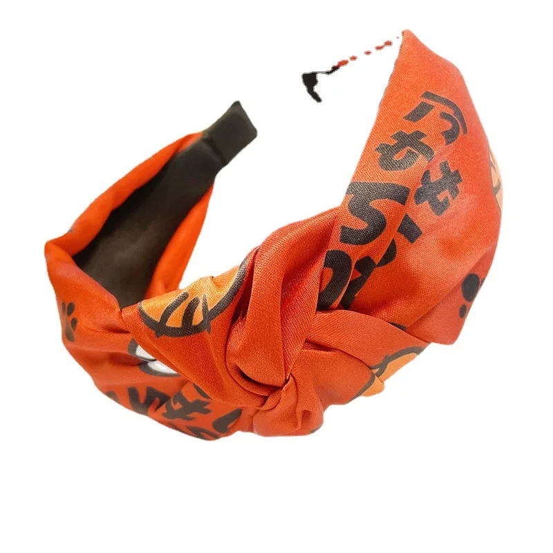 

Women cute cat printed headband bow knot hairbands girl's headbands lady's headwear hair accessories