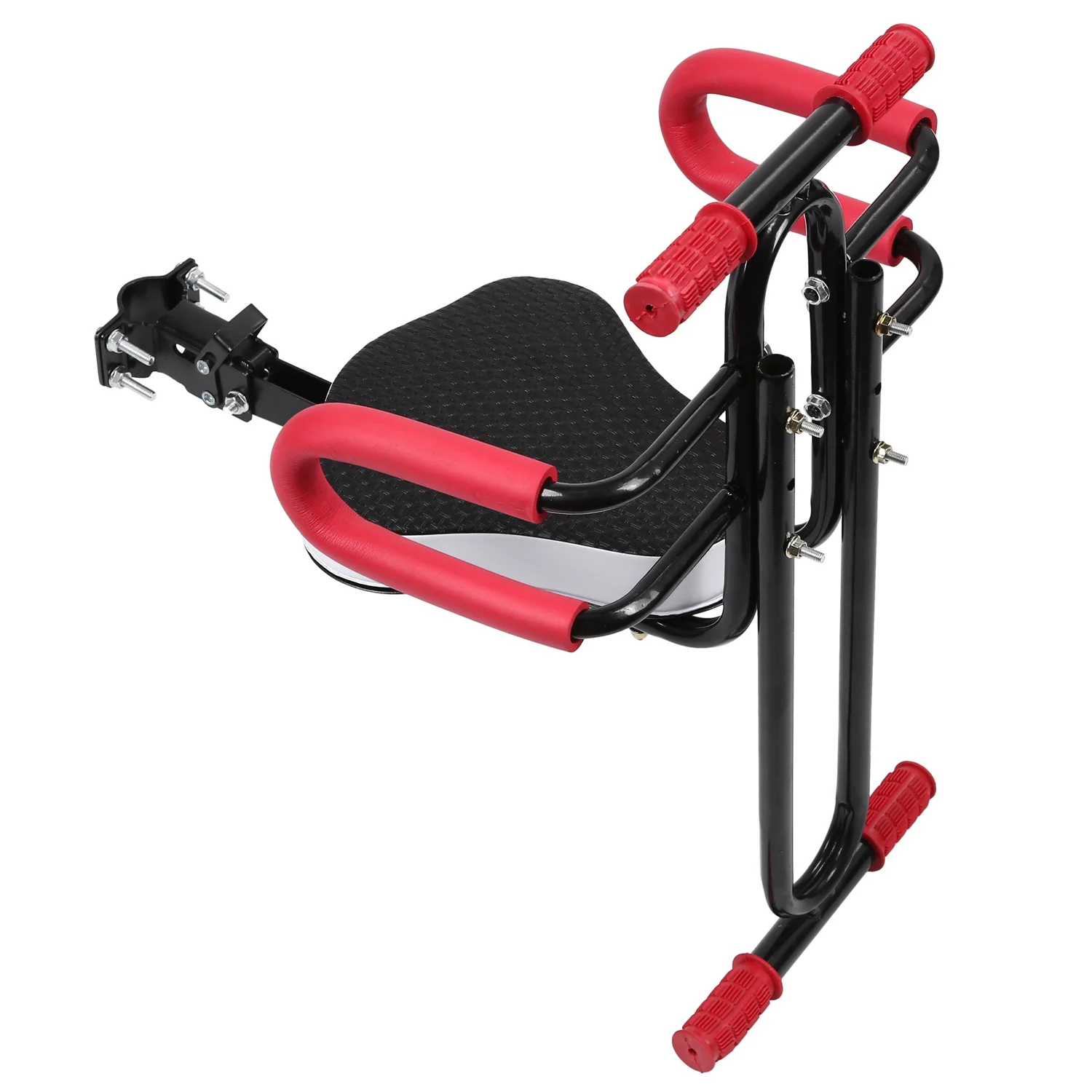 Electric Bicycle Child Baby Chair Bike Front Safety Release Saddle Seat with Armrest Guard Bar Pedal Cycling Acccessories for Be | Мать и