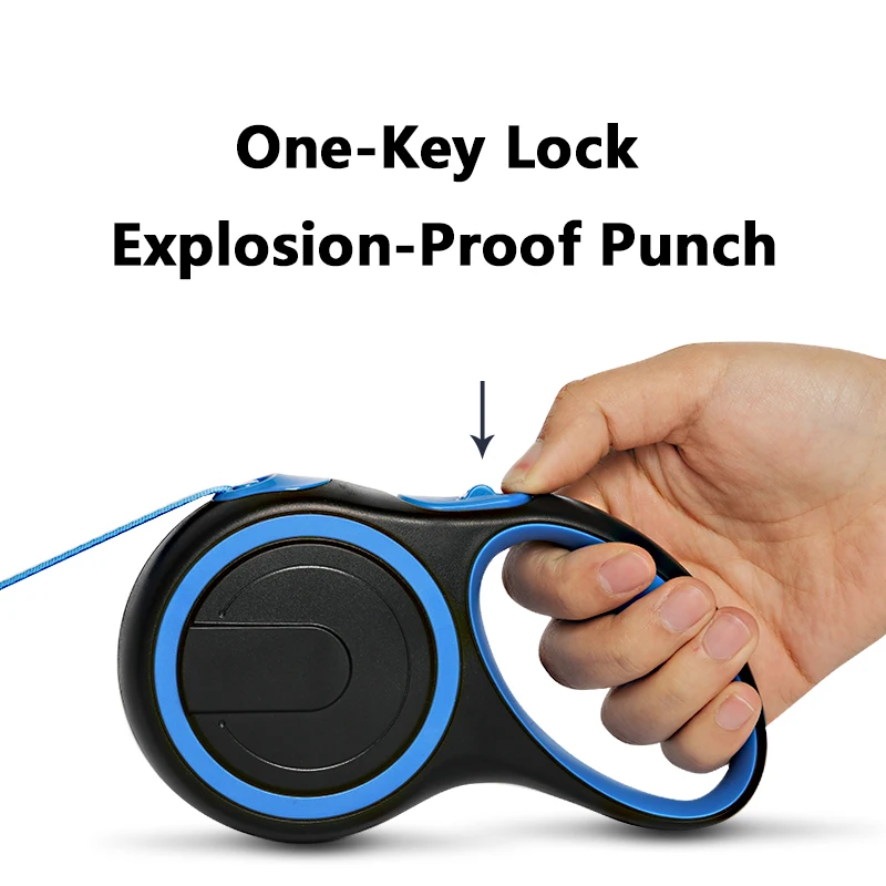 Автоматический выдвижной прочный поводок для собак длинный сильный прогулок