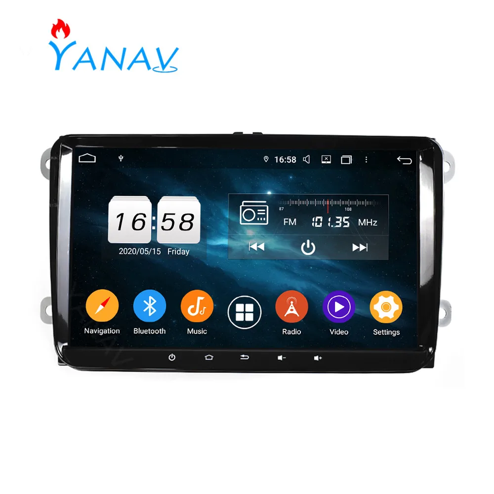 Универсальный 2 DIN Android автомобильный Радио стерео приемник авто видео HD экран