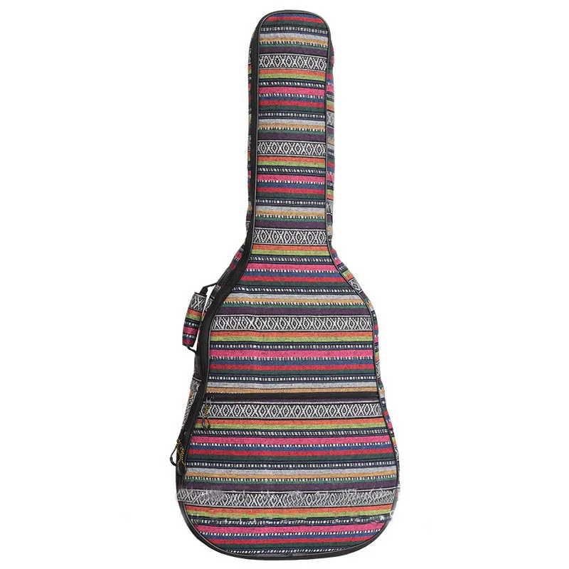 Acoustic Guitar Case for Girls Soft Foam Padded 40/ 41 Inch Guitar Gig Bag Backpack with Neck Protector Pillow Pad QB20