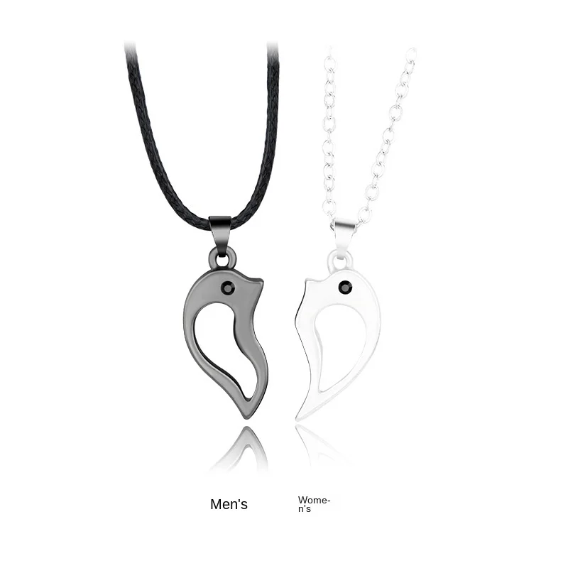 2 шт. цепочка с подвеской в виде сердца