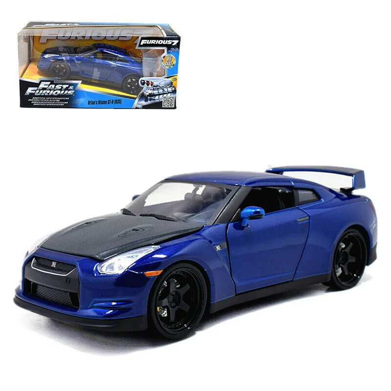 GTR R35 1:24 Jada High Simulator, классический металлический форсаж, литые под давлением игрушечные модельные машинки, игрушки для детей, коллекция подарков на день рождения - Цвет: GTR R35