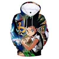 japanese anime full time hunter 3d print harakuku hoodies men casual sportswear autumn long sleeve pullover unisex sweatshirts