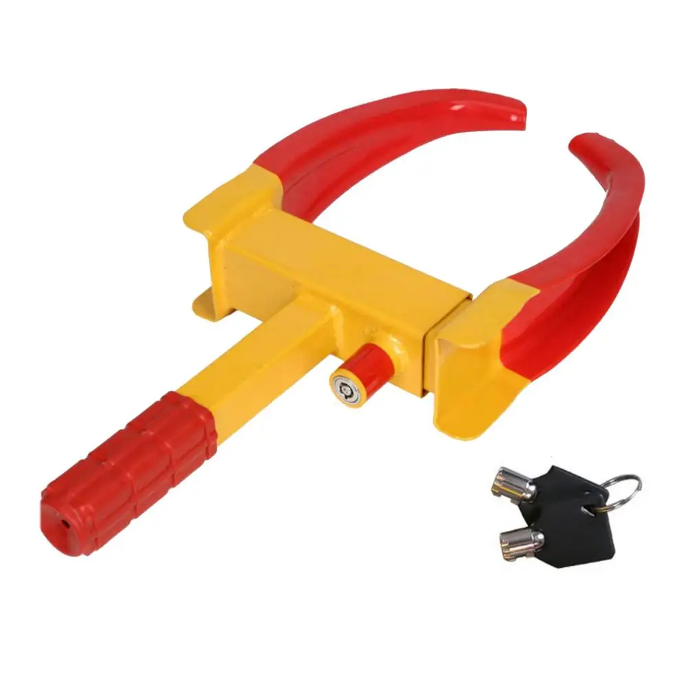 

Heavy Duty Car Wheel Lock Clamp Boot Tire Claw Trailer Car Truck ATV RV Golf Carts Automotive Boat Trailers Anti Theft Lock