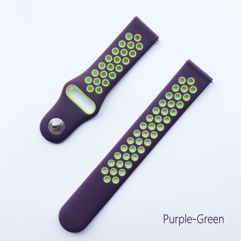 20 мм силиконовый ремешок для Amazfit Bip Замена для Xiaomi Huami Amazfit браслет для Huami Amazfit Bip бит ремешок на запястье - Цвет: 10