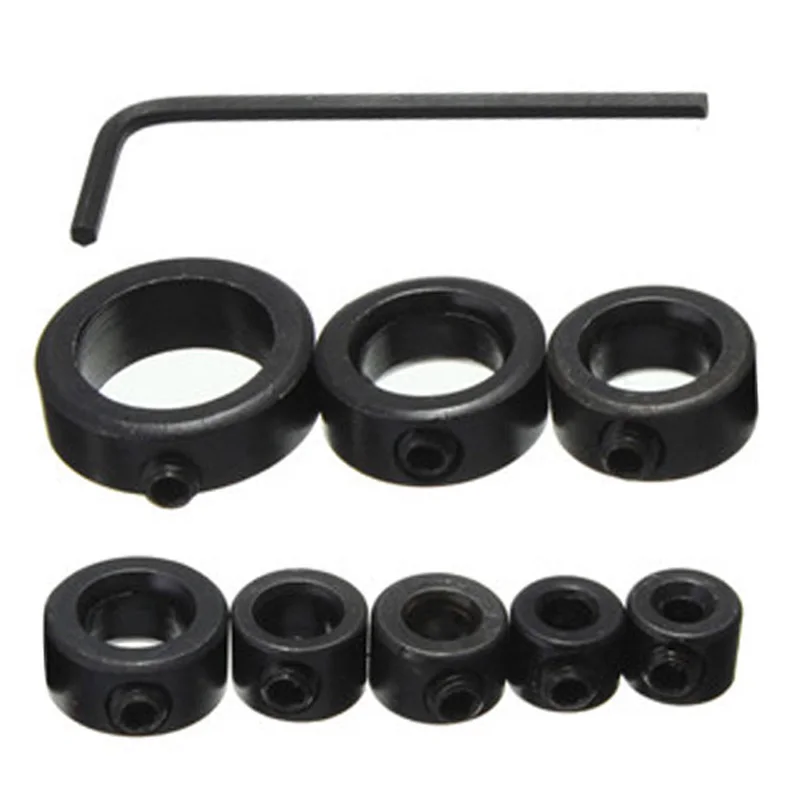 8 шт. набор инструментов для сверла с потайной раковиной фиксатор глубины кольцо