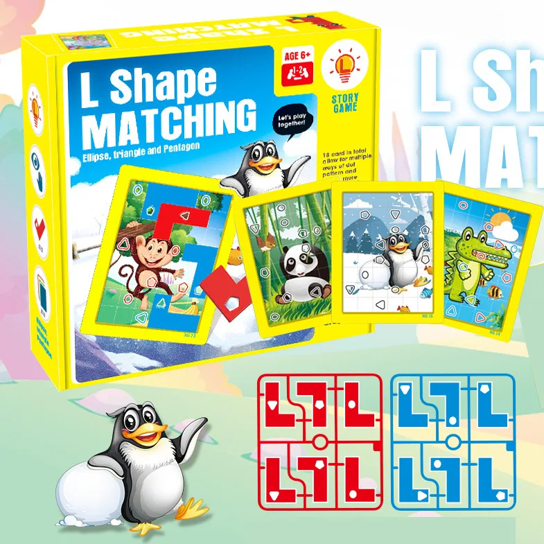 

Renbo Toy Shape Puzzle Outsight Concentration Early Education Intelligence Parent-Child Children Desktop Game