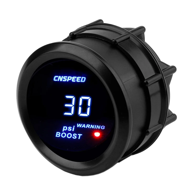 2 дюйма 52 мм Цифровой синий светодиод Jdm Turbo Boost метр гоночный мониторинг