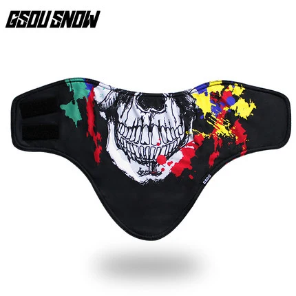 GSOU снег дети Лыжная Маска Дети Зимняя для лица мальчиков и девочек лыжный шарф