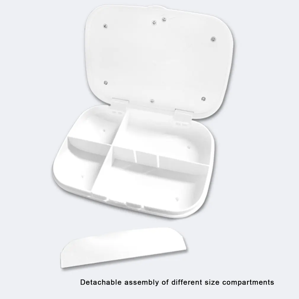 

Multifunctional Portable Mini Electronic Medicine Box With Removable Compartment Electronic Alarm Medicine Box
