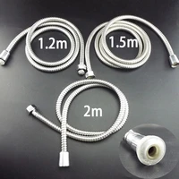 shower hose tube 1 2m1 52m long for home bathroom shower water hose extension plumbing pipe pulling stainless steel u26