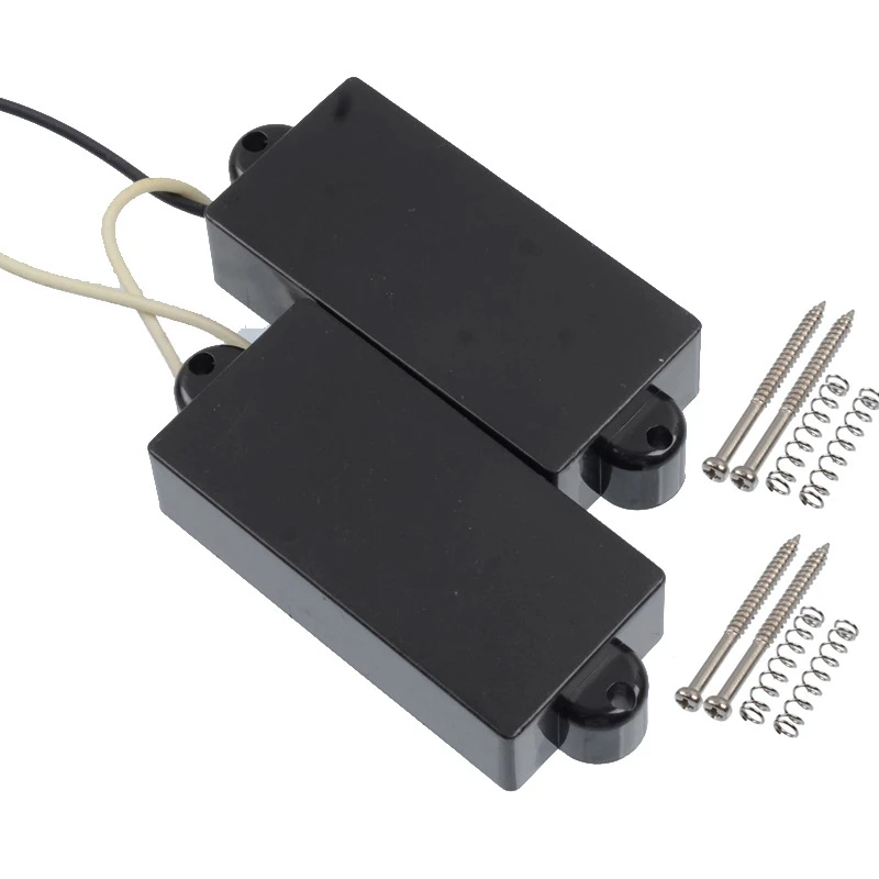 Запечатанный Пикап для 4 струн PB бас джаз Запчасти Замена черный|Детали и