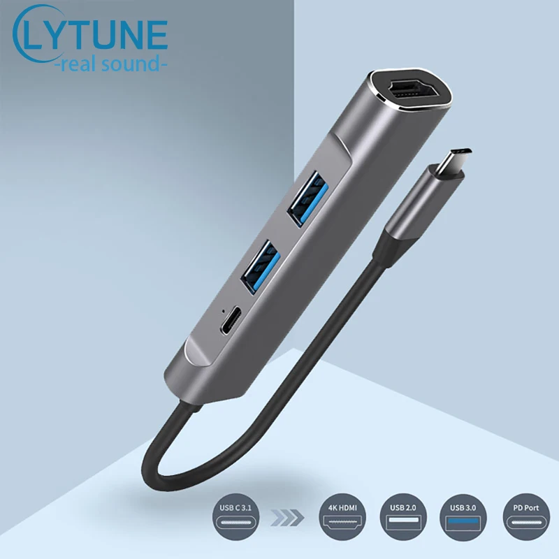 

Адаптер для док-станции Usb C к Hdmi адаптер для Macbook Type C Hub для Huawei Xiaomi Samsung Dex