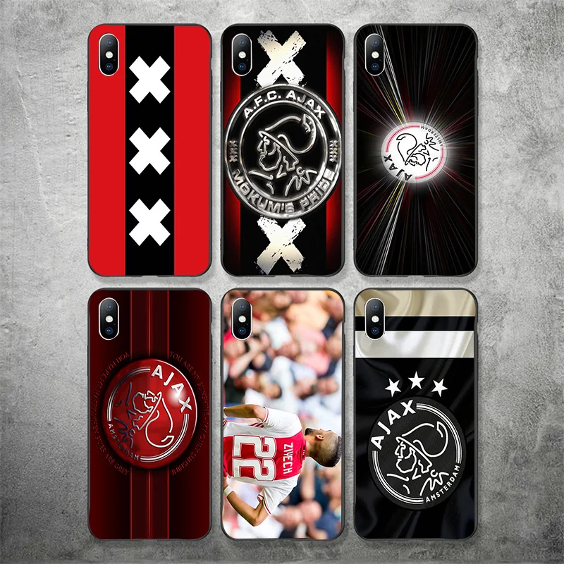 Чехол для телефона Ziyech чехол iphone DIY Ajax FC черный мягкий TPU Tadic iPhone 11Pro X XR XS MAX 7 8 7plus 6 6S
