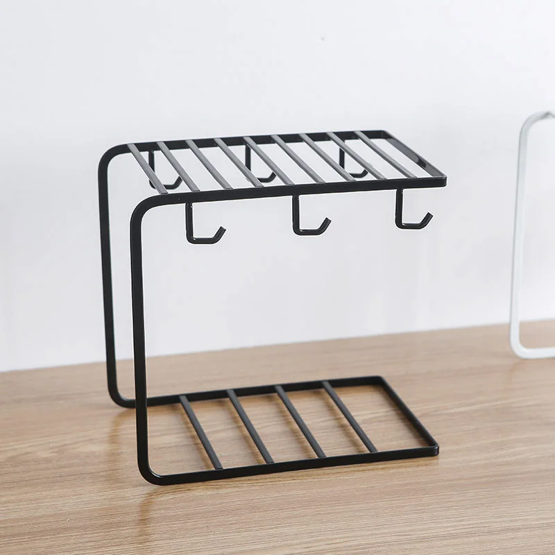 Металлический провод кофе держатель кружки чашки слив стеллаж для хранения