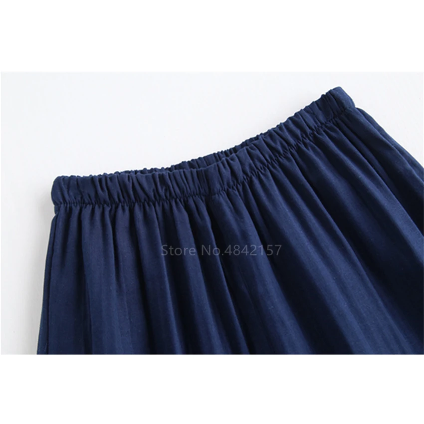 Традиционные японские кимоно Yukata хлопчатобумажные повседневные брюки с