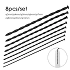 8 шт.компл. силиконовые бусины целомудрия Святой уретры, звуковые бусины, полые уретральные пробки, зонд, расширитель мочи, уретры, жезл для мастурбации 10 мм