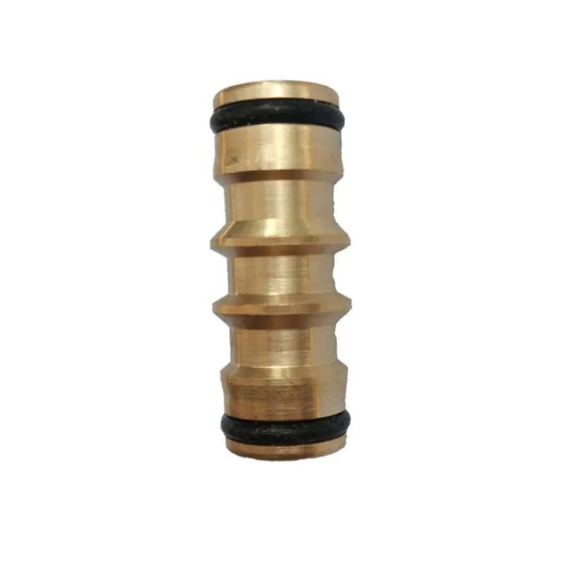 

1pcs 1/2" water connector hose repair connectors universal two-way nipple connector copper