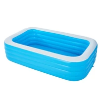 new adult inflatable pool double people swimming pool 3 layers outdoor swimming pool baby bathtub water play gifts for babies