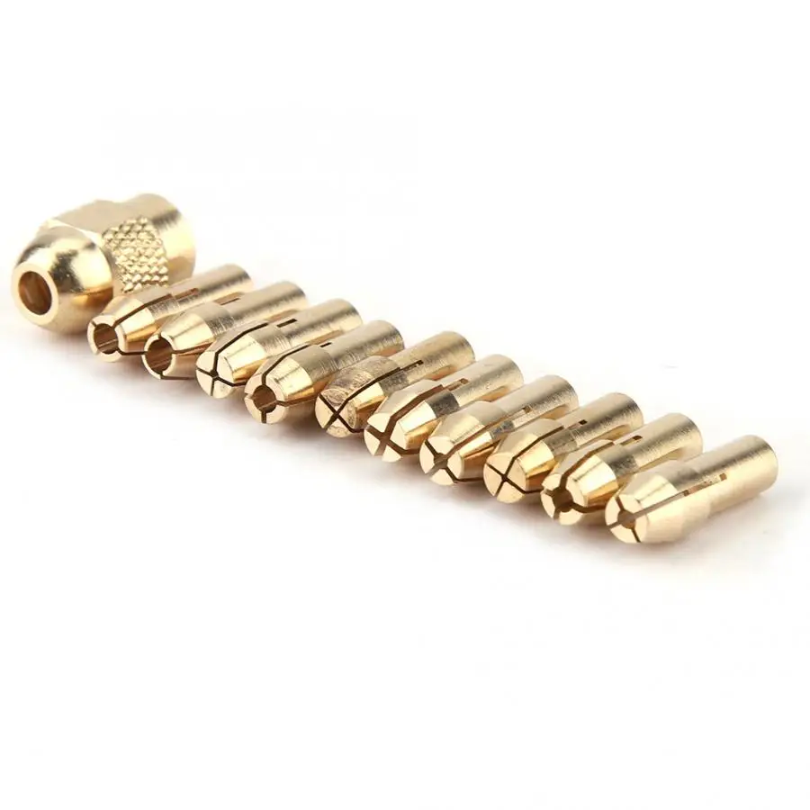 Патрон токарного станка 11 шт. 4 кулачковый медный сверлильный патрон набор