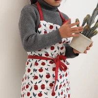 90cm 120cm 110cm 140cm children front pocket bib apron kid boys girls apron kitchen child craft baking clean aprons