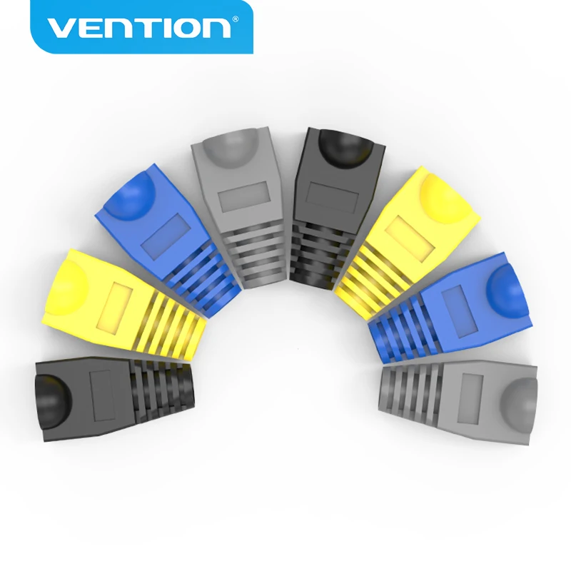 Vention RJ45 растягивающиеся сапоги Ethernet соединительные штепсельная крышка 50 шт. для