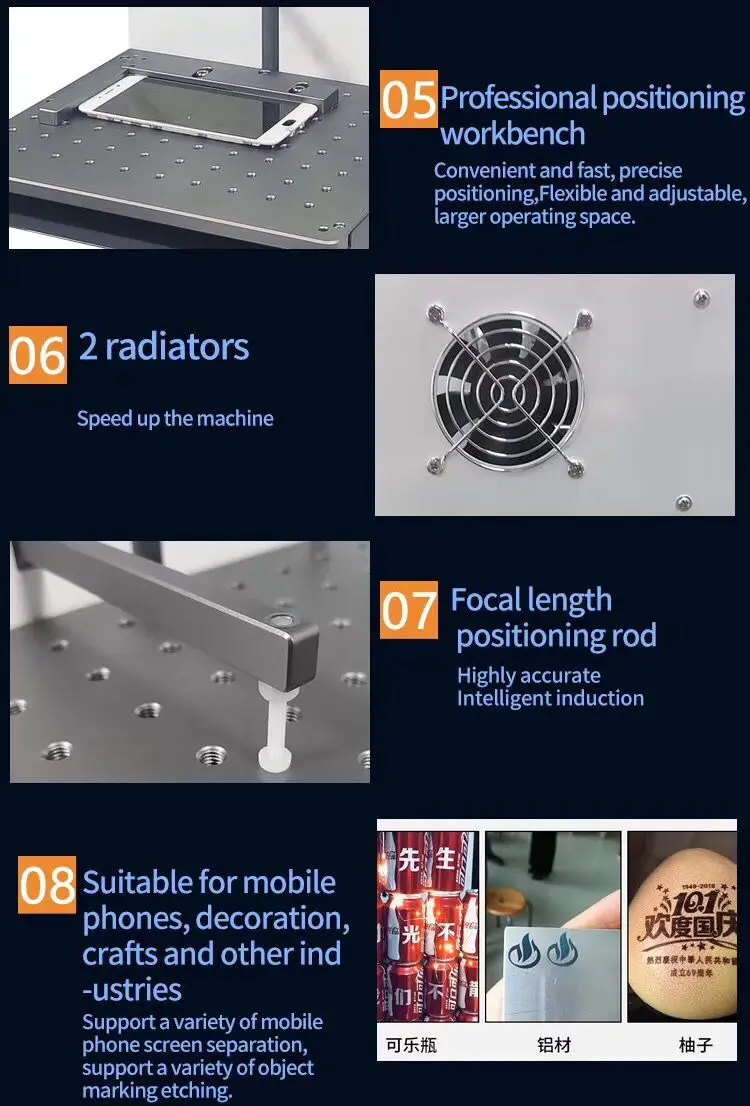 Auto focus LCD Fiber Laser Repair Machine For IPhoneX XS Max 8 8+ Back Cover Glass Frame Separating machine Built-in computer |