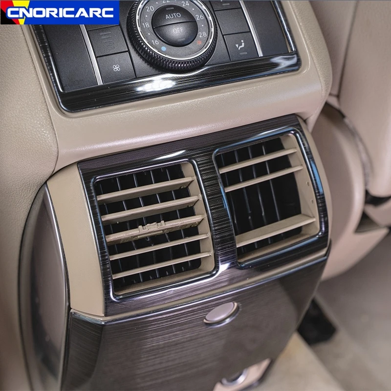 

Автомобильный задний подлокотник, Противоударная панель, наклейки для Mercedes Benz R Class W251 2010-2018, задний подлокотник, кондиционер, Выходная рамка...