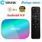 ТВ-приставка VONTAR HK1 8K, 4 Гб, 2020 ГБ, Android 9, Amlogic S905X3, Android 128, 9,0 M, Wi-Fi, 4K, Google Play, Youtube