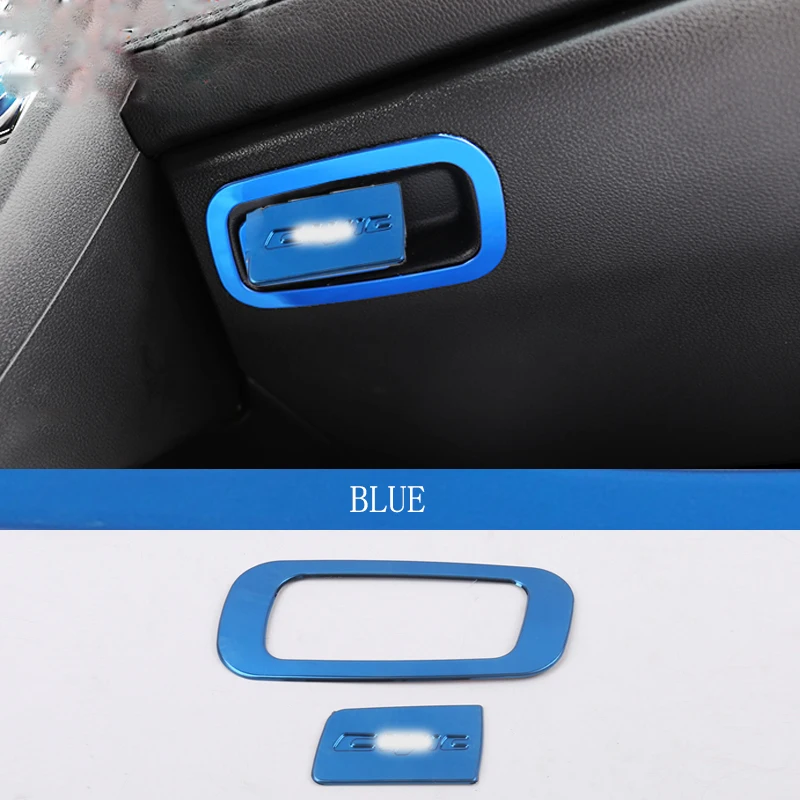 

Чехлы для перчаток для Honda Civic 2016-2019 10 поколения, центральный перчаточный ящик, декоративная рамка, отделка, наклейки, аксессуары для интерьера автомобиля