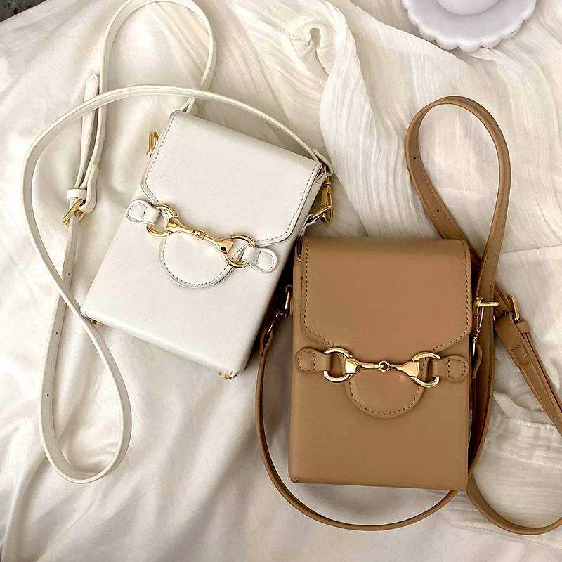 

с доставкой Design PU Leather mini Crossbody Shoulder Bags for Women2021 Spring New Branded Handbags Purses Mobile phone package