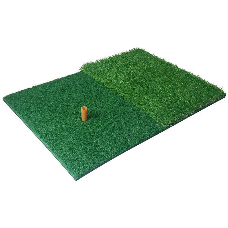 

Hot Golf Practice Mat Artificial Lawn Nylon Grass Rubber Tee Backyard Outdoor Golf Hitting Mat Durable Training Pad 40X60cm