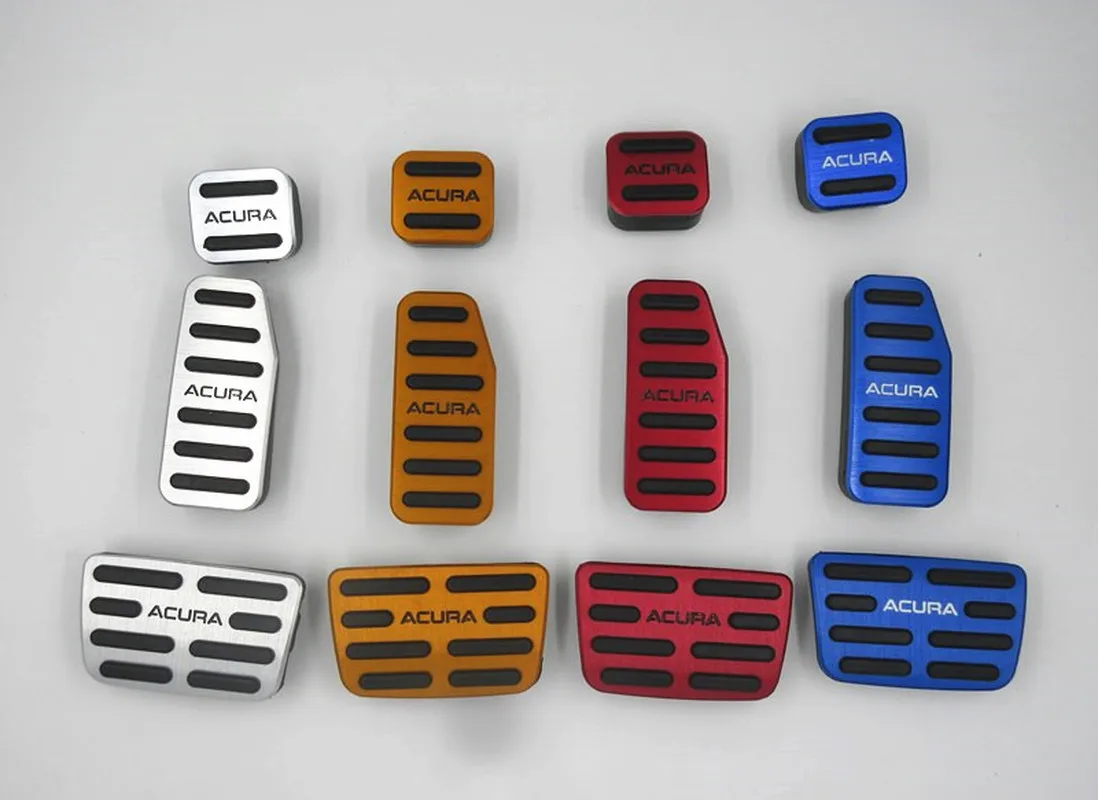 

Car Accessories For Honda Acura CDX Automatic Aluminium Accelerator gas Brake Pedals pads Stickers Styling