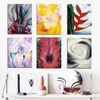 Джорджия о'keeffe, лучшие обои, холст, картина, печать, гостиная, украшение для дома, искусство, современные Фотообои