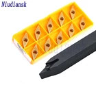 SVVBN1616H16 SVVBN2020K16 внешний державки Расточного оправкы SVVBN2525M16 токарный станок для беседок 10 шт. VBGT VBMT1604 вставки карбида токарные инструменты костюм