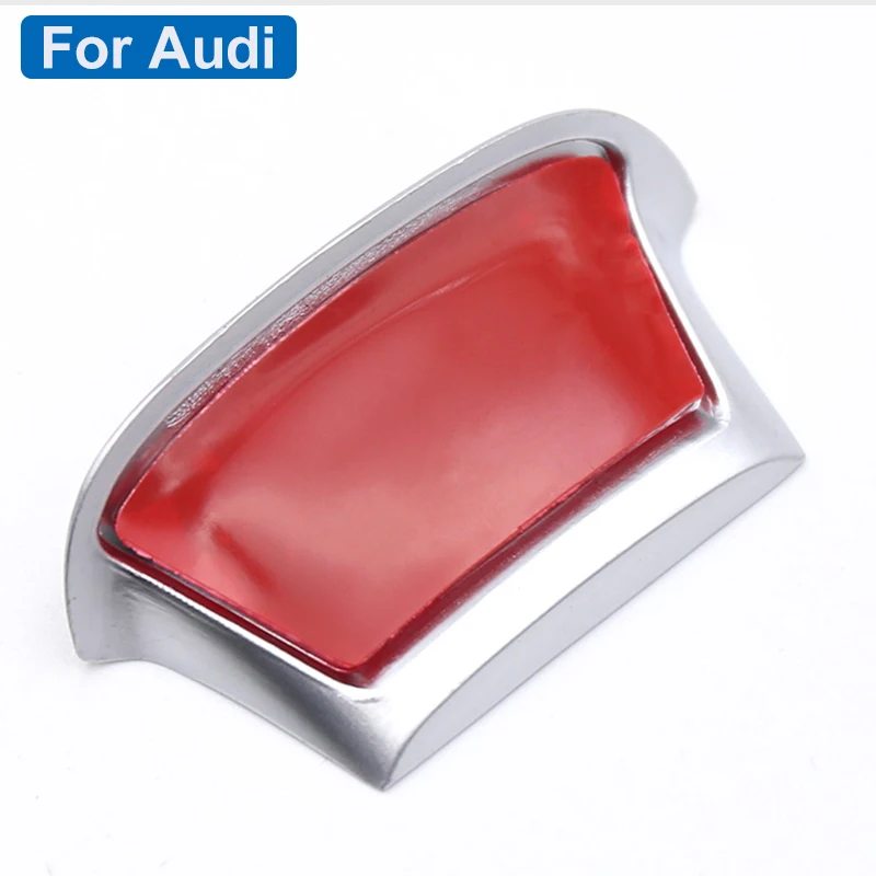 1 шт./компл. металлический серебристый Автомобильный интерьер наклейки на руль