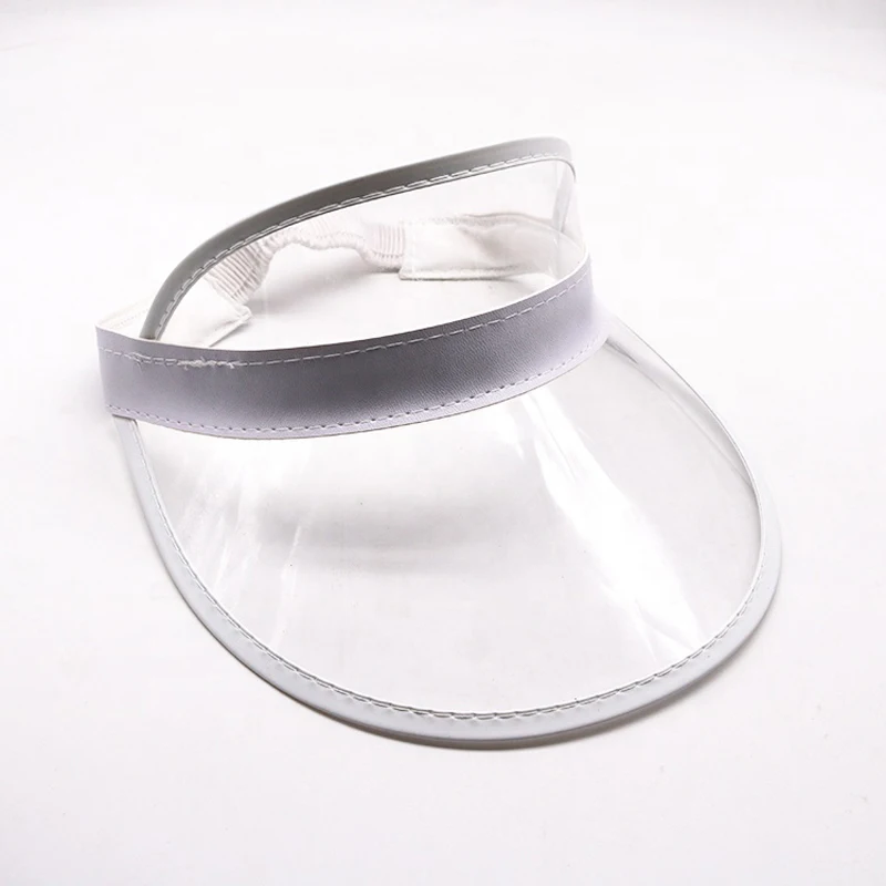 

Sun Protection Plain Plastic Sun Visor Hat Waterproof Women Visor Sun Shield