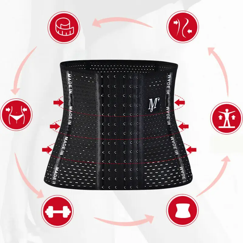 

New Women Waist Trainer Shapewear Body Shaper Hollow Design Breathable Underbust Slimmer Belt Corset for Weight Loss Promotion