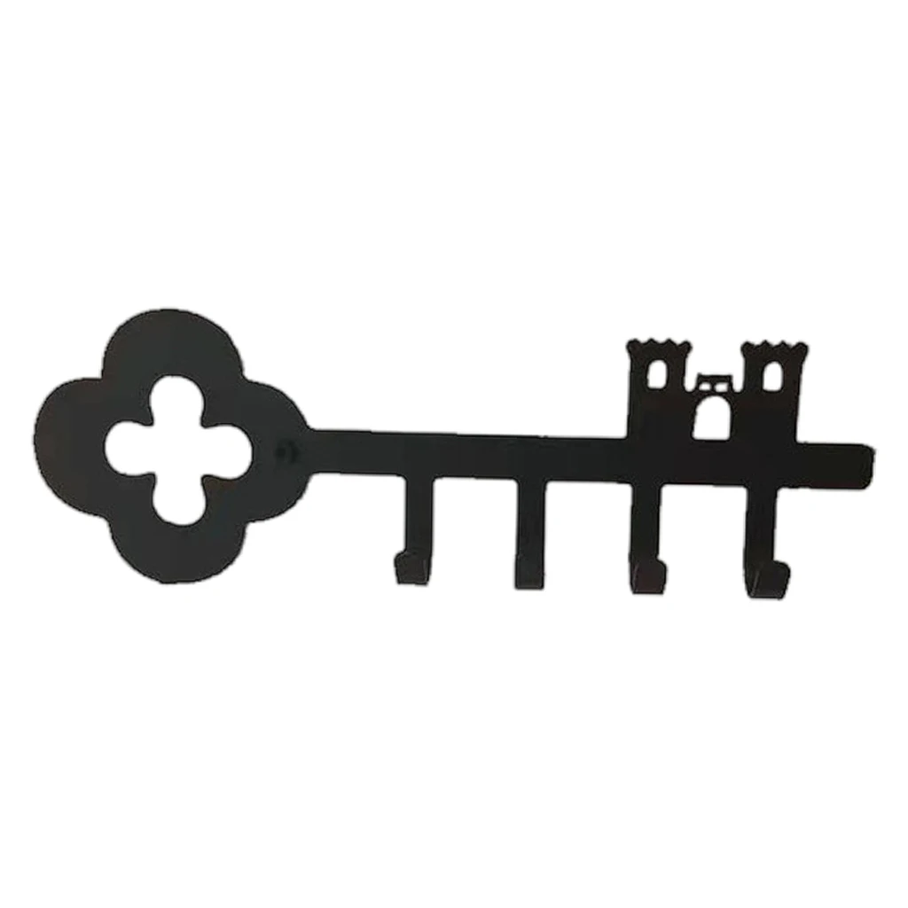 

Wall Hanging Mounted Key Hanger Holder Rack Coat Hook Home Space Saving Small Bedroom Door Back Decorative Room Rack