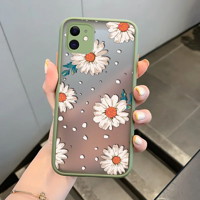 

Flower Pattern Case For HUAWEI Nova 2 3 4 5 6 7 8 4G 5G Pro SE I S Phone Case Shockproof Armor Matte Phone Fetal Fashion