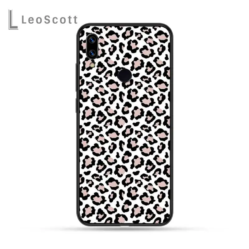 

Ottwn Leopard Print Pattern Phone Case For Xiaomi Redmi Note 4 4x 5 6 7 8 pro S2 PLUS 6A PRO
