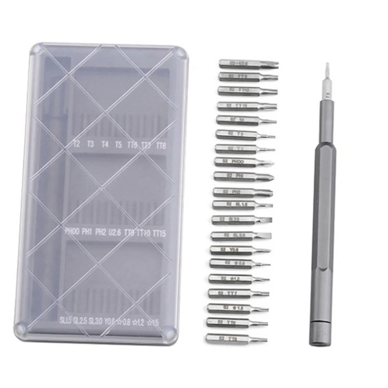

22 in 1 Precision Screwdriver Set Bits Magnetic Screwdriver Bit Set Accessory Mini Electronics Repair Tool Kits